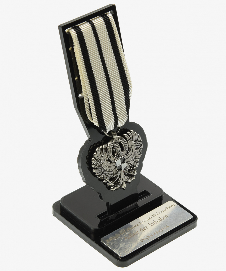 Display Stand, Prussia, Royal House Order of Hohenzollern Eagle of the Holders